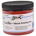 Sax True Flow Water Soluble Block Printing Ink, 1 Pint Jar, Primary Red 1299769